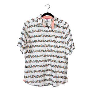 Tommy Bahama Nova Wave Shirt Mens Size M Novelty Down‎ The Hatch Collared NWT
